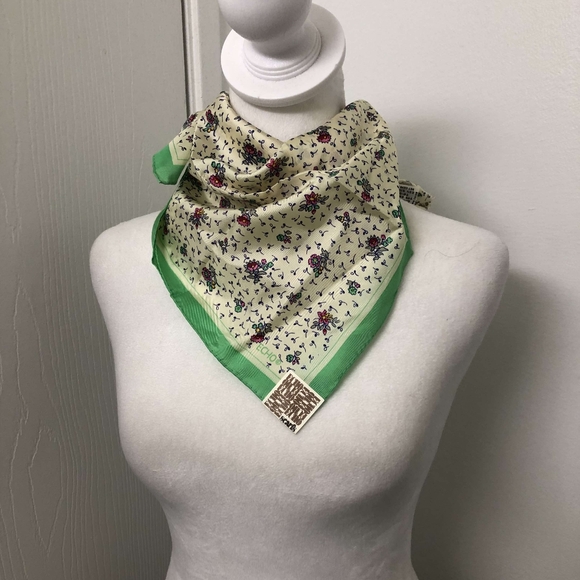 Vintage Accessories - Deadstock NWT Vtg 60s 70s Floral Echo Scarf